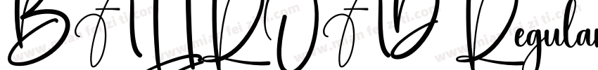 BALIROAD Regular字体转换